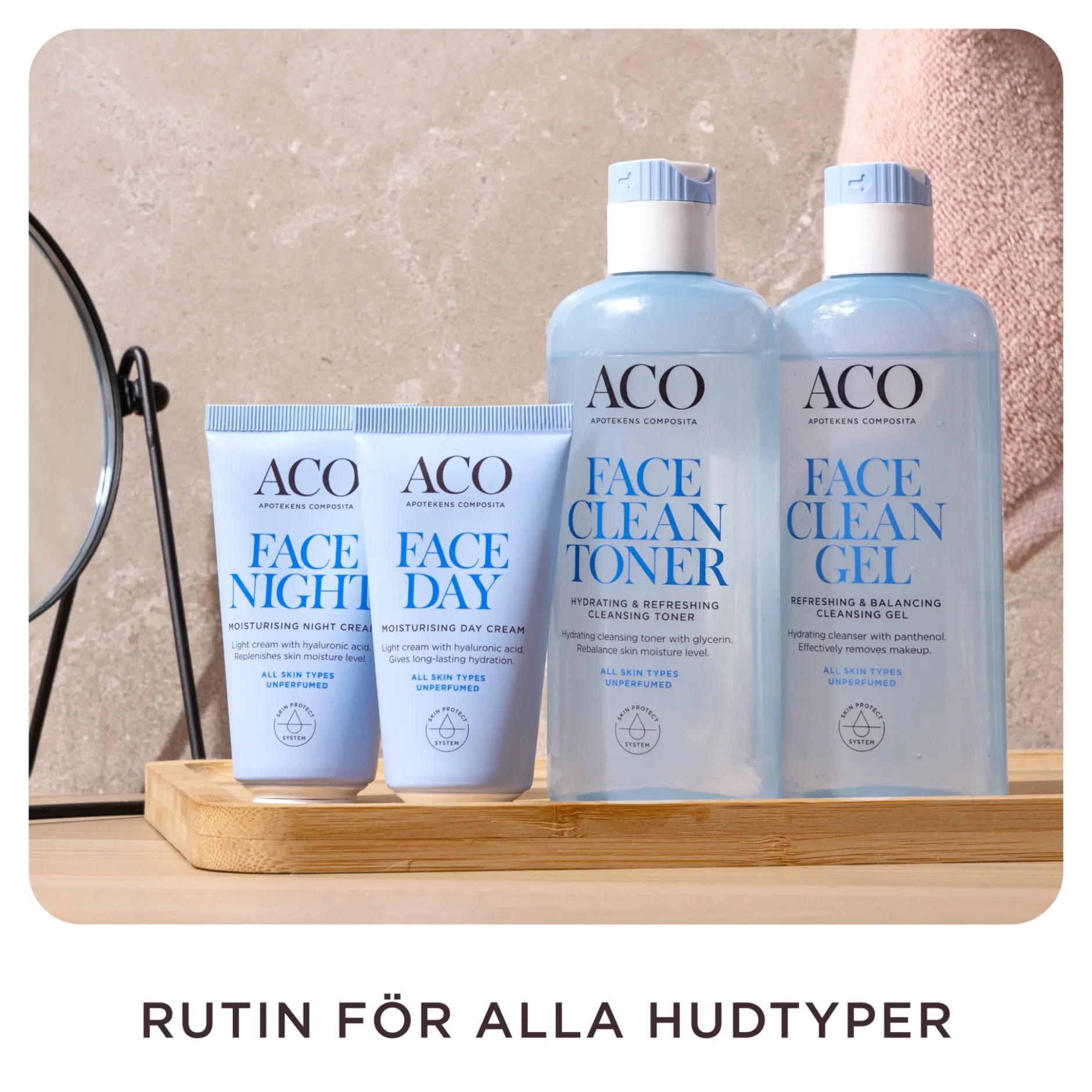 ACO Face Moisturising Day Cream Oparfymerad Dagkräm 50 ml