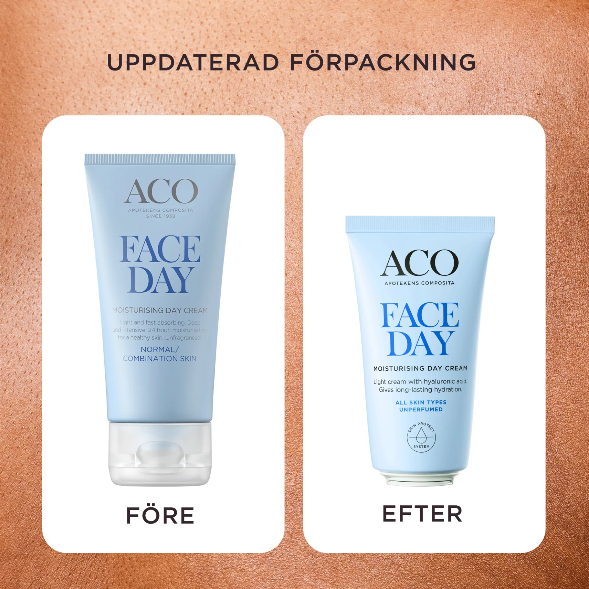 ACO Face Moisturising Day Cream Oparfymerad Dagkräm 50 ml