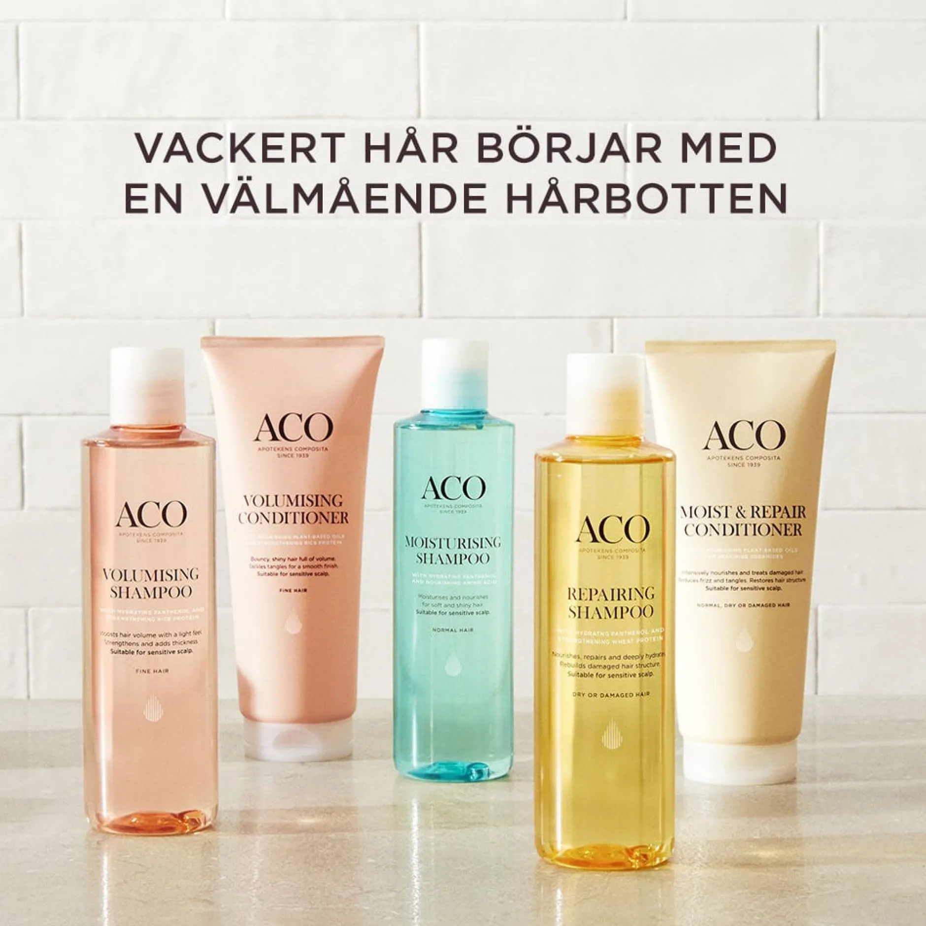 ACO Hair Care Moist & Repair Conditioner Återfuktande Balsam200 ml
