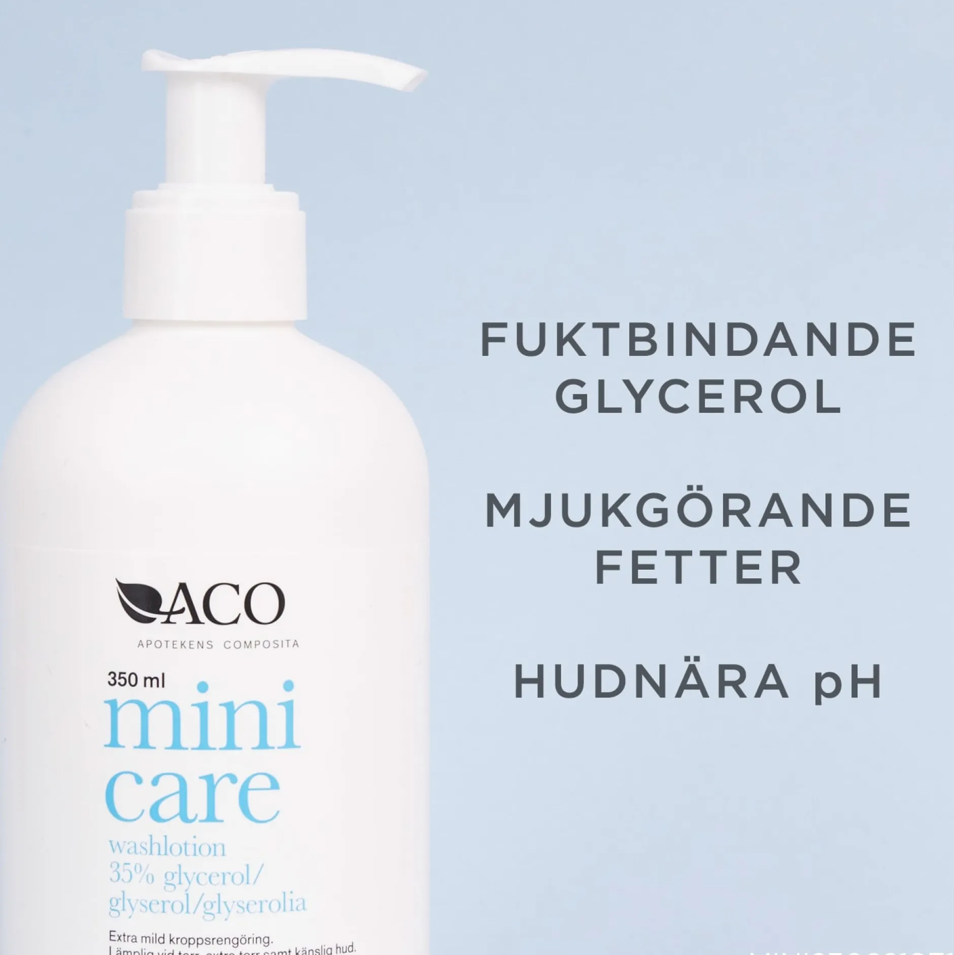 ACO Minicare Washlotion Kroppsrengöringslotion Barn 350 ml