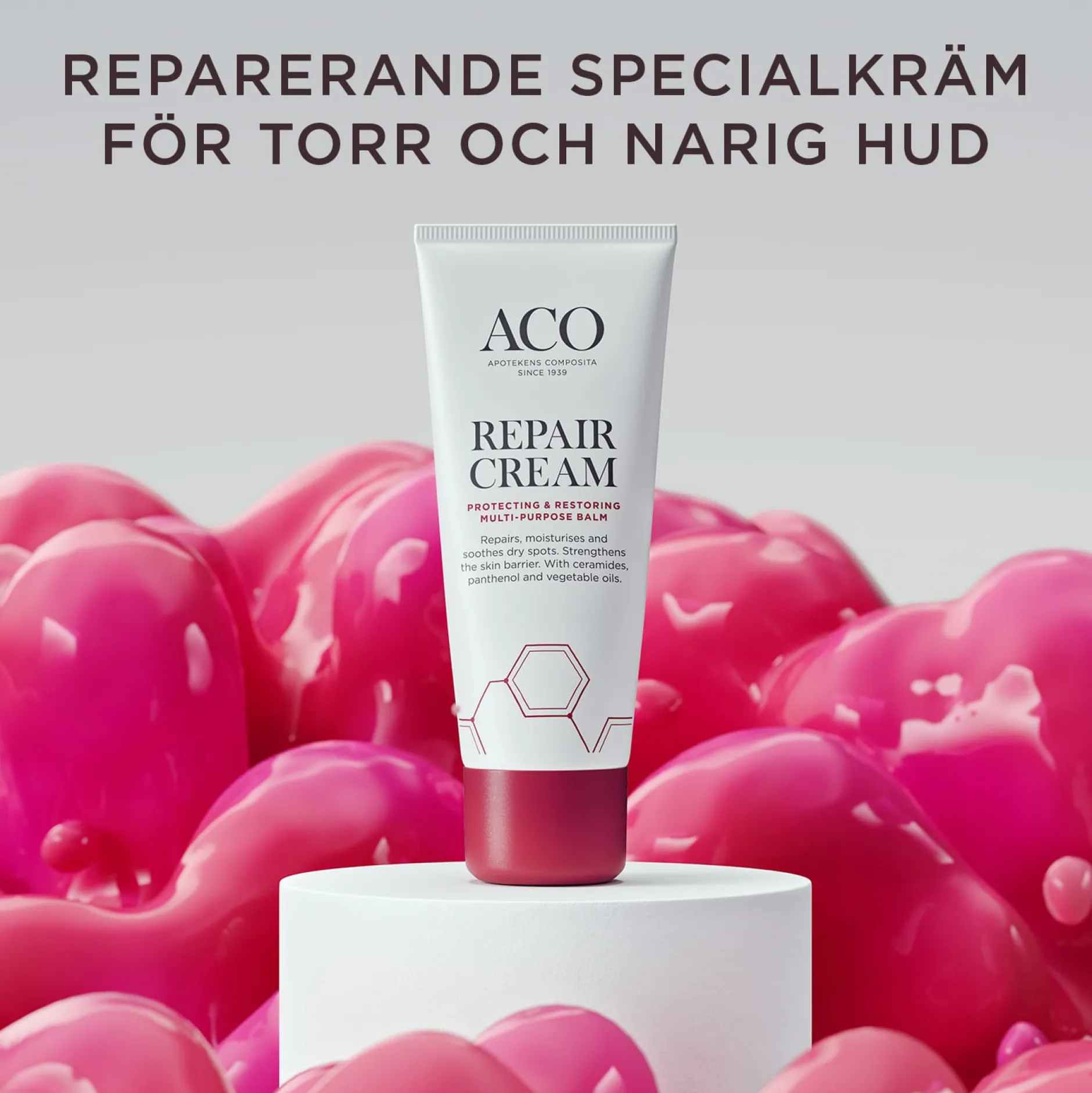 ACO Repair Cream Oparfymerad 70 ml