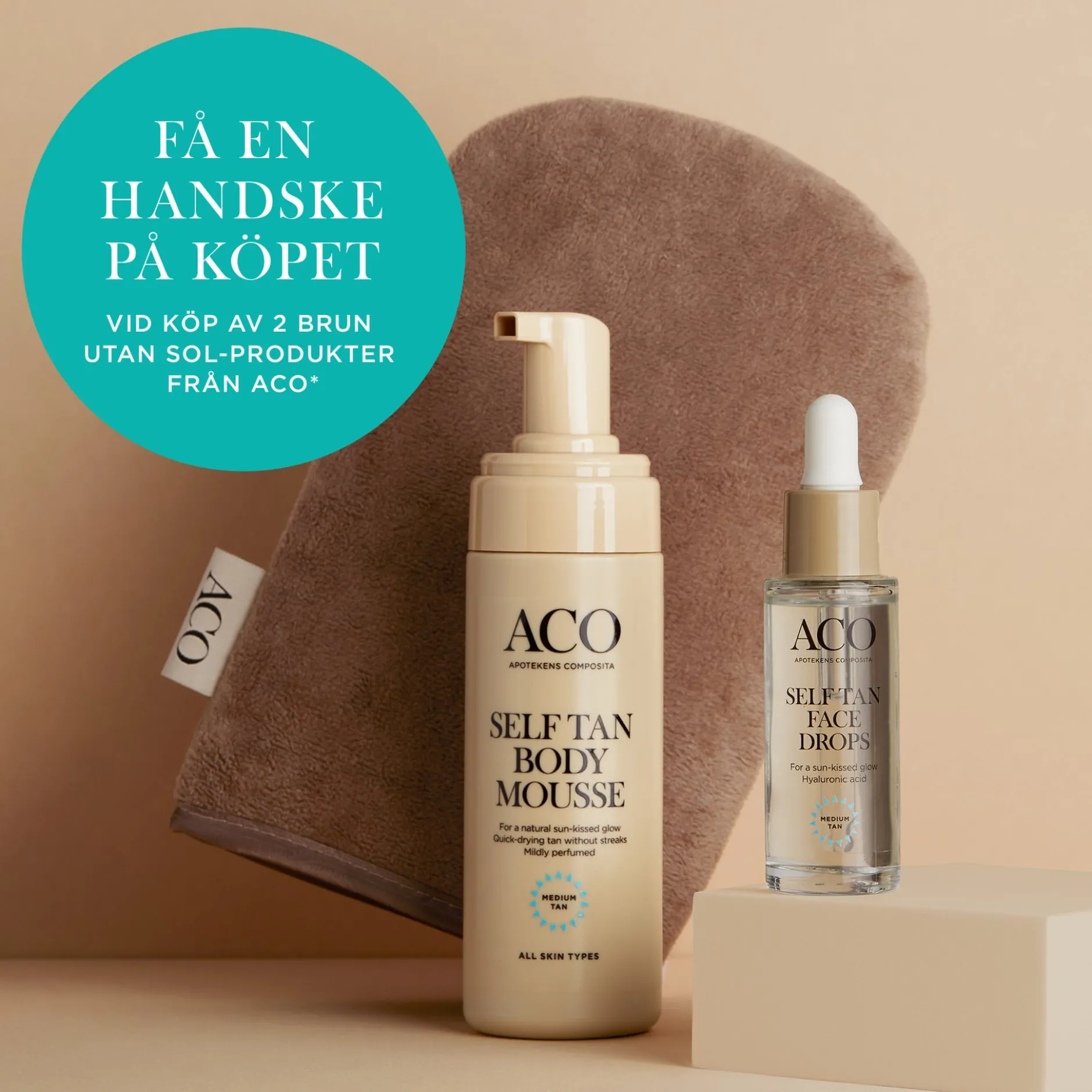 ACO Self Tan Face Drops 30 ml