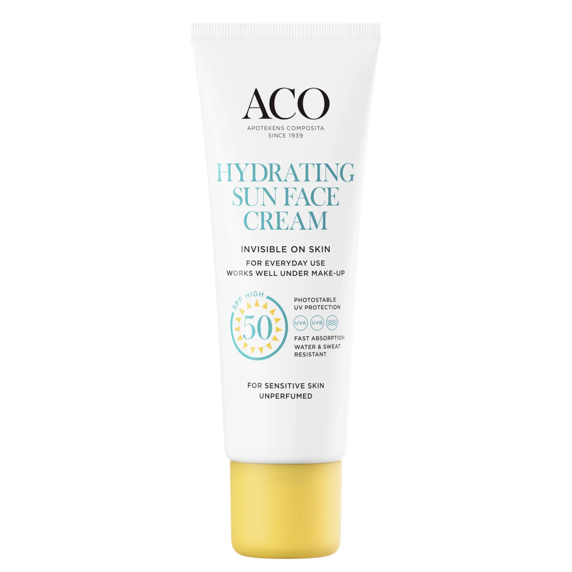 ACO Sun Hydrating Sun Face Cream Återfuktande Solkräm SPF50 40 ml