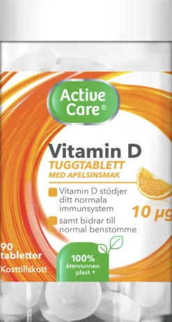 Active Care Vitamin D 90 tuggtabletter