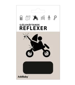 AddBaby Reflexklistermärken Svart
