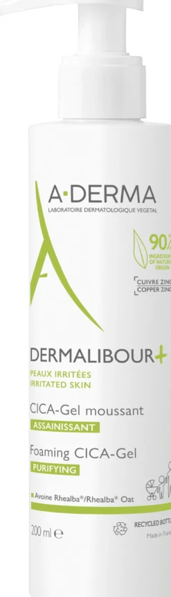 A-Derma Dermalibour+ Cica Foaming Gel 200 ml