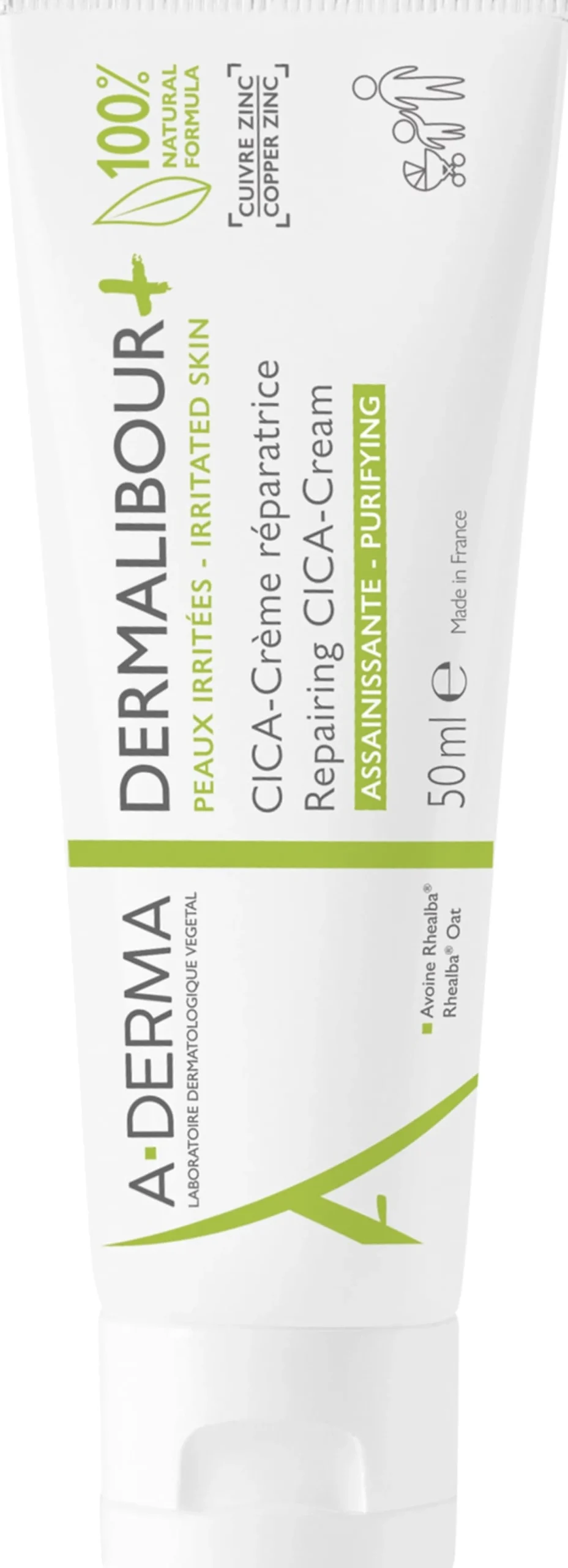 A-Derma Dermalibour+ Repairing CICA-Cream 50 ml