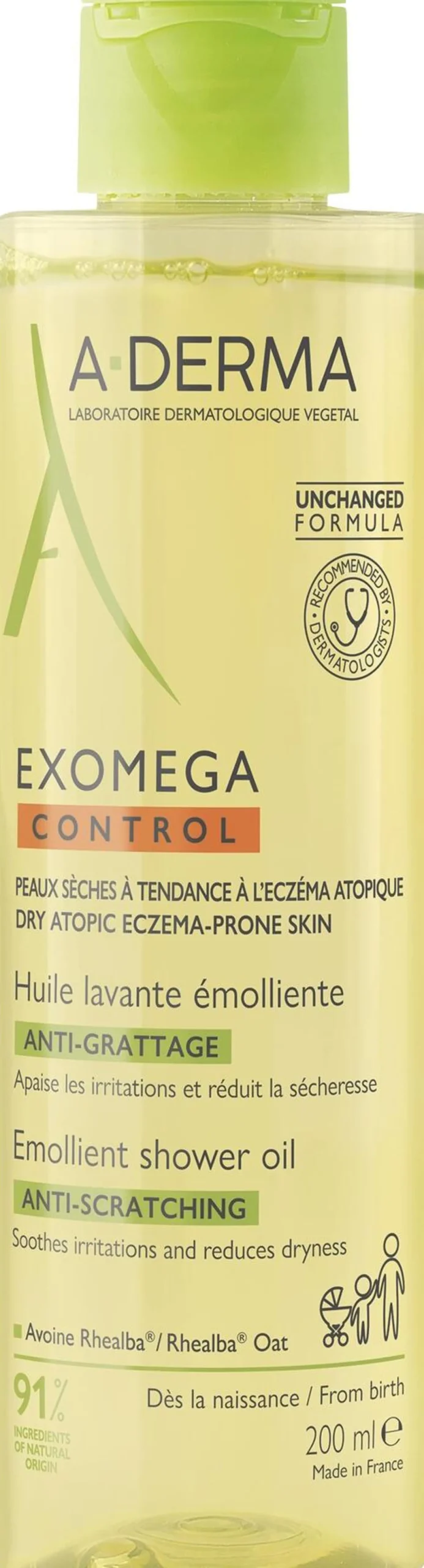 A-Derma Exomega Control Shower Oil 200 ml