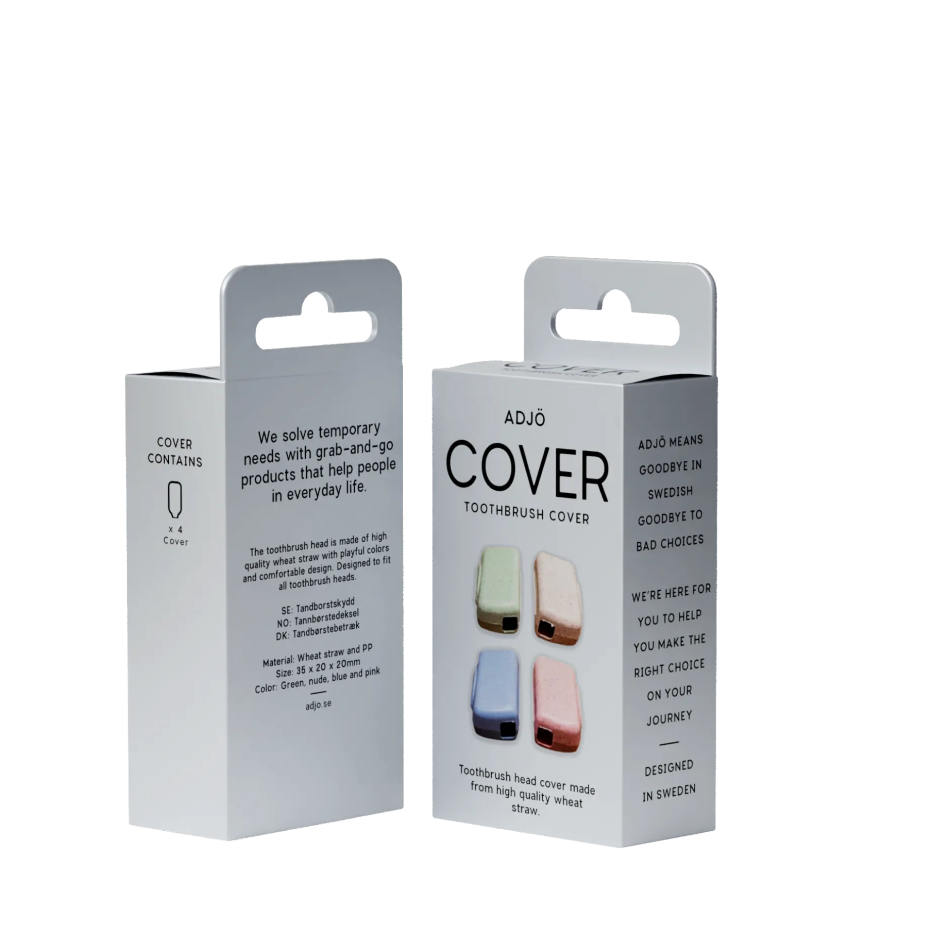 ADJÖ COVER Toothbrush Cover 4-pack