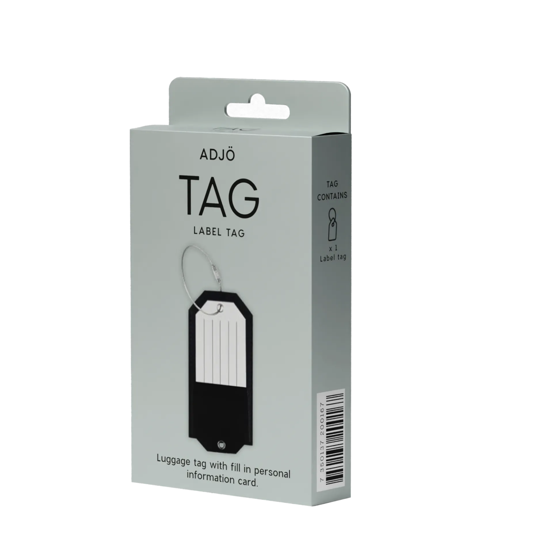 ADJÖ TAG Label Tag Black