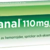 Alcosanal rektalsalva 110 mg/g 50 g