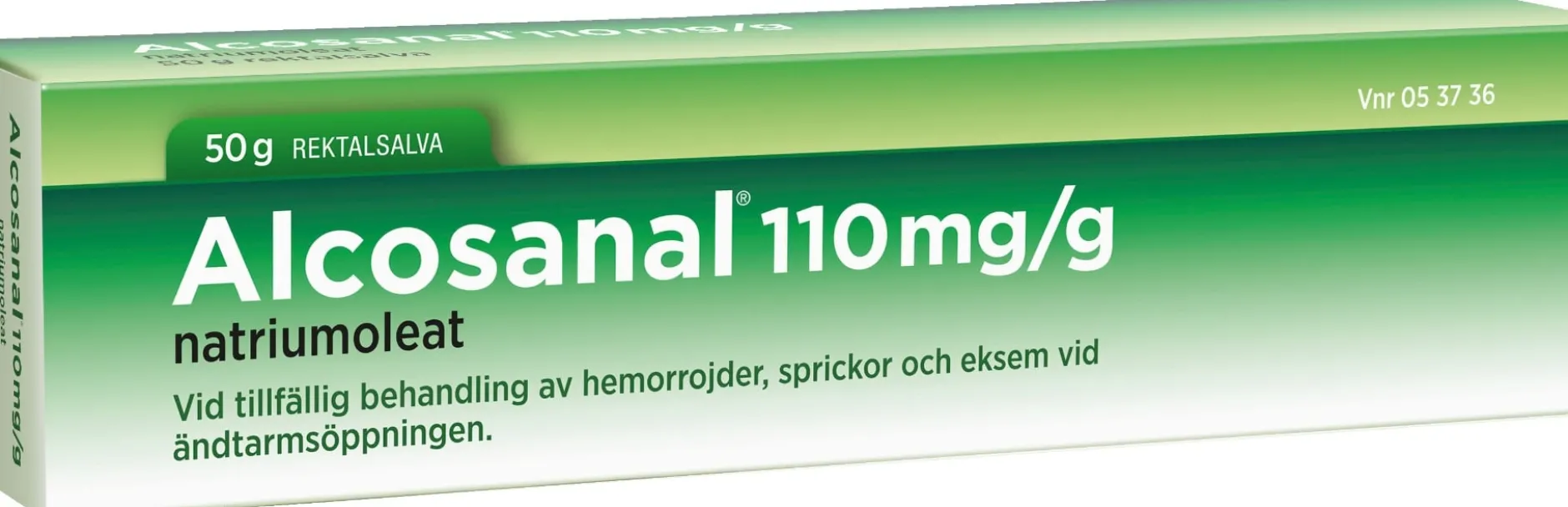 Alcosanal rektalsalva 110 mg/g 20 g