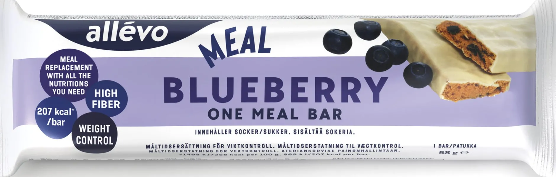 Allévo One Meal Bar Blueberry 1 st