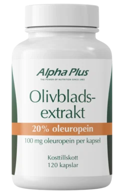 Alpha Plus Alpha Plus Olivbladextrakt 120 kapslar