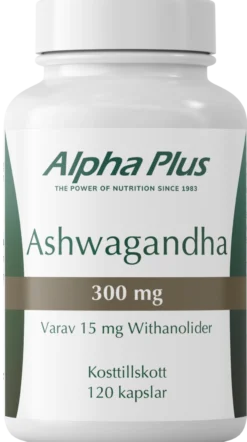 Alpha Plus Ashwagandha 120 kapslar
