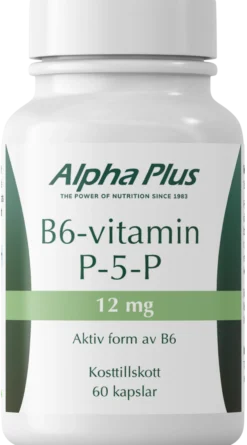 Alpha Plus B6-vitamin P-5-P 12 mg 60 kap