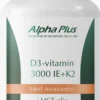 Alpha Plus D3 vitamin 3000 IE + K2 180 kapslar