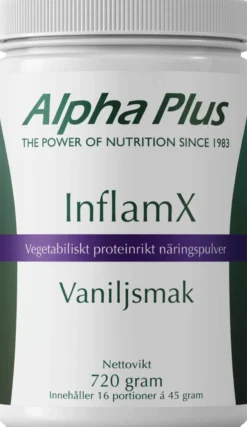 Alpha Plus InflamX Vaniljsmak 720 g