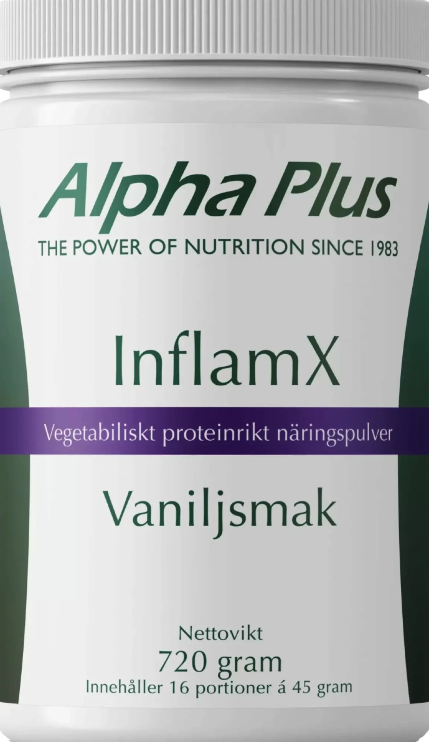 Alpha Plus InflamX Vaniljsmak 720 g