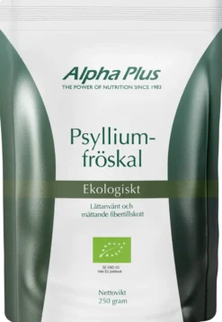 Alpha Plus Psylliumfröskal EKO 250 g