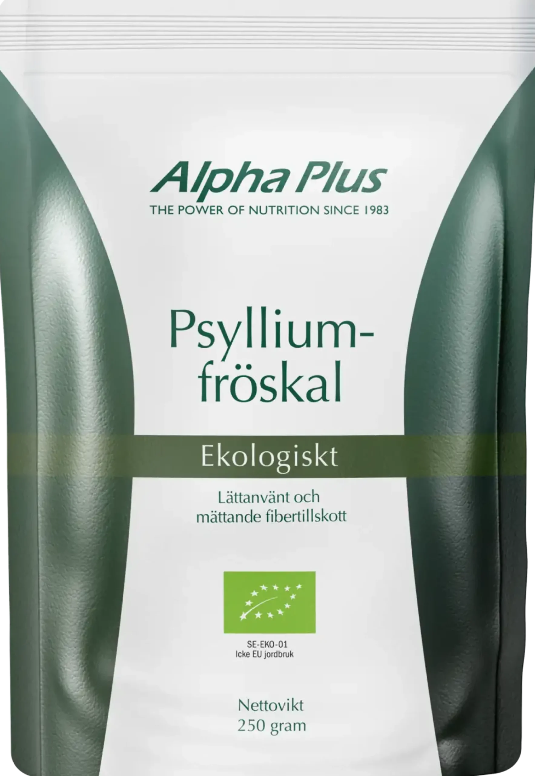 Alpha Plus Psylliumfröskal EKO 250 g