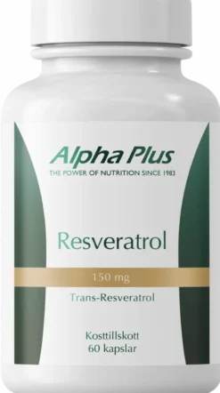 Alpha Plus Resveratrol 60 kapslar