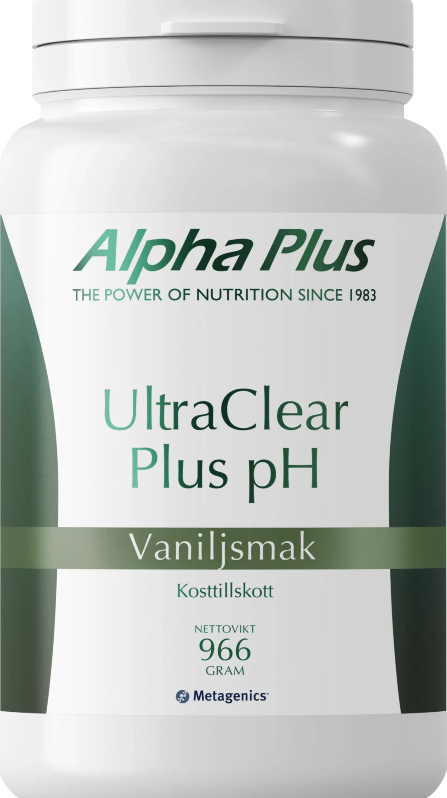 Alpha Plus UltraClear Plus pH Vaniljsmak 966g