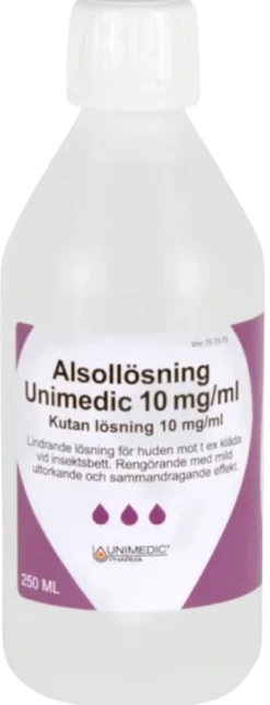 Alsollösning Unimedic 10 mg/ml 250 ml
