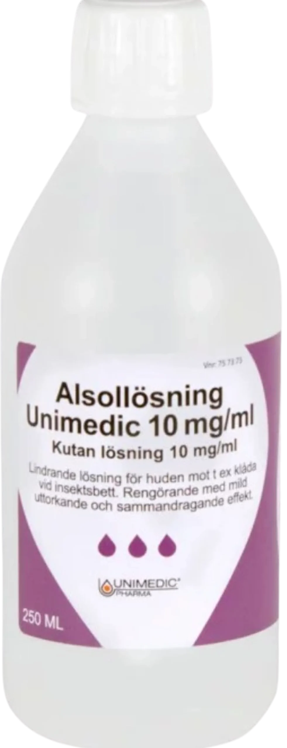 Alsollösning Unimedic 10 mg/ml 250 ml