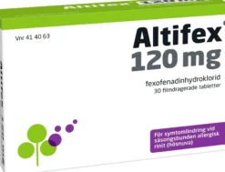 Altifex 120 mg fexofenadin 30 filmdragerade tabletter