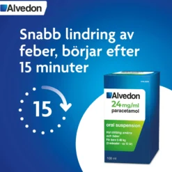 Alvedon 24 mg/ml Paracetamol Oral suspension 100 ml