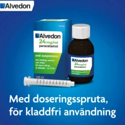 Alvedon 24 mg/ml Paracetamol Oral suspension 100 ml