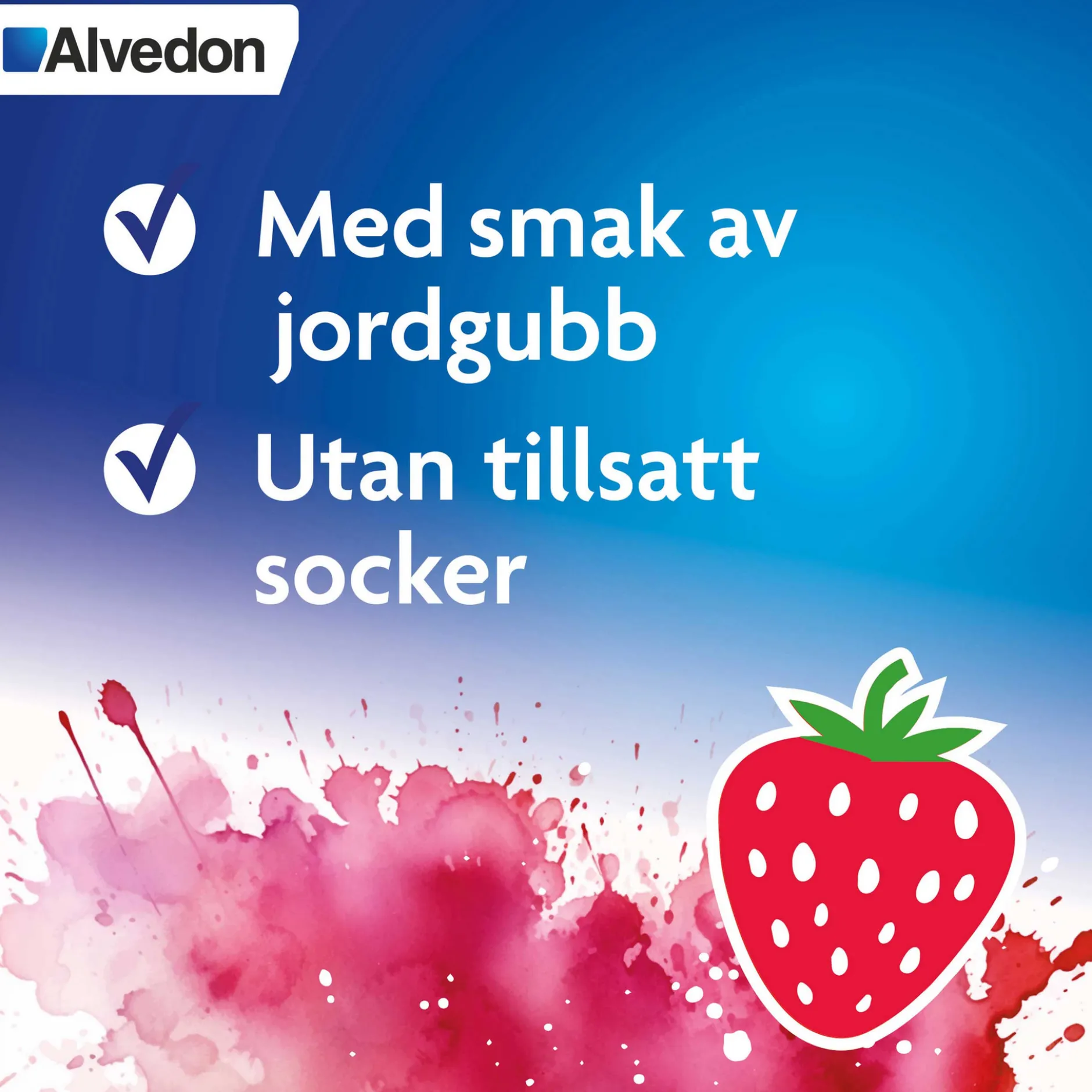 Alvedon 250 mg paracetamol(15-40 kg) Munsönderfallande Tabletter 12 st