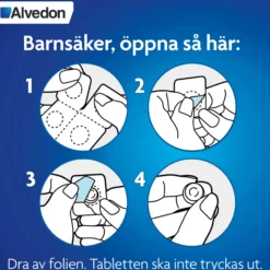 Alvedon Munsönderfallande Tabletter 500 mg 16 st