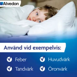 Alvedon Suppositorium 125mg paracetamol (för barn 10-15 kg) 10 st