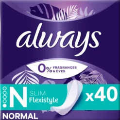 Always Dailies Flexistyle Slim Trosskydd, 40 st