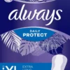 Always Daily Protect Extra Long Trosskydd Luktkontroll 58 st