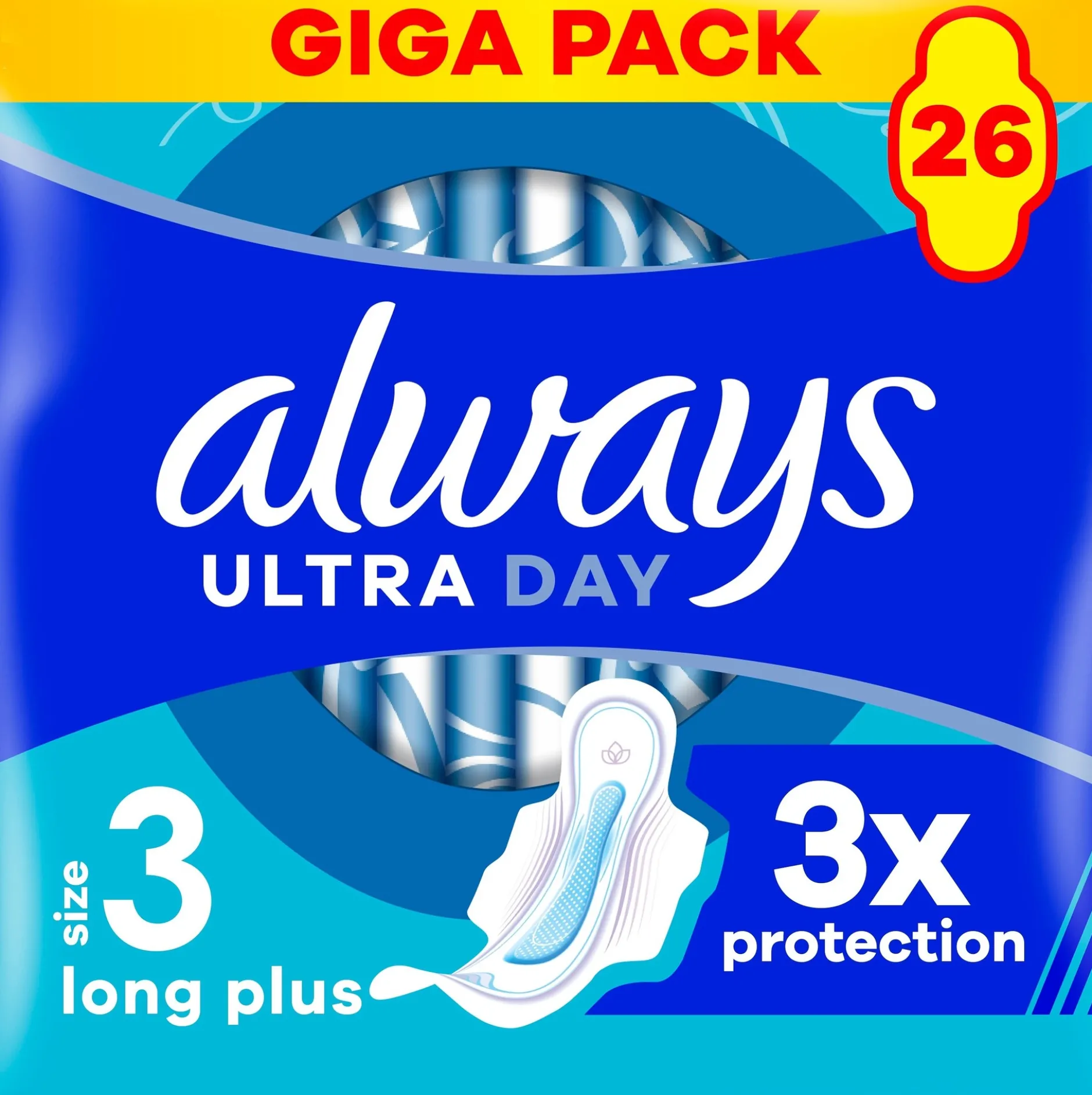 Always Ultra Day Storlek 3 Bindor med vingar 26 st