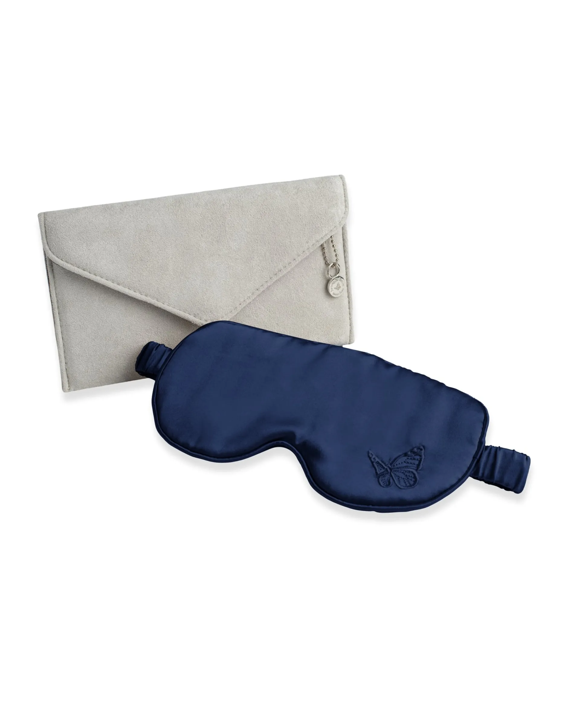 Amelie Soie Silk Sleep Mask Deep Blue 1 st