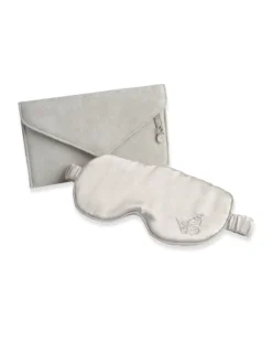 Amelie Soie Silk Sleep Mask Grey 1 st