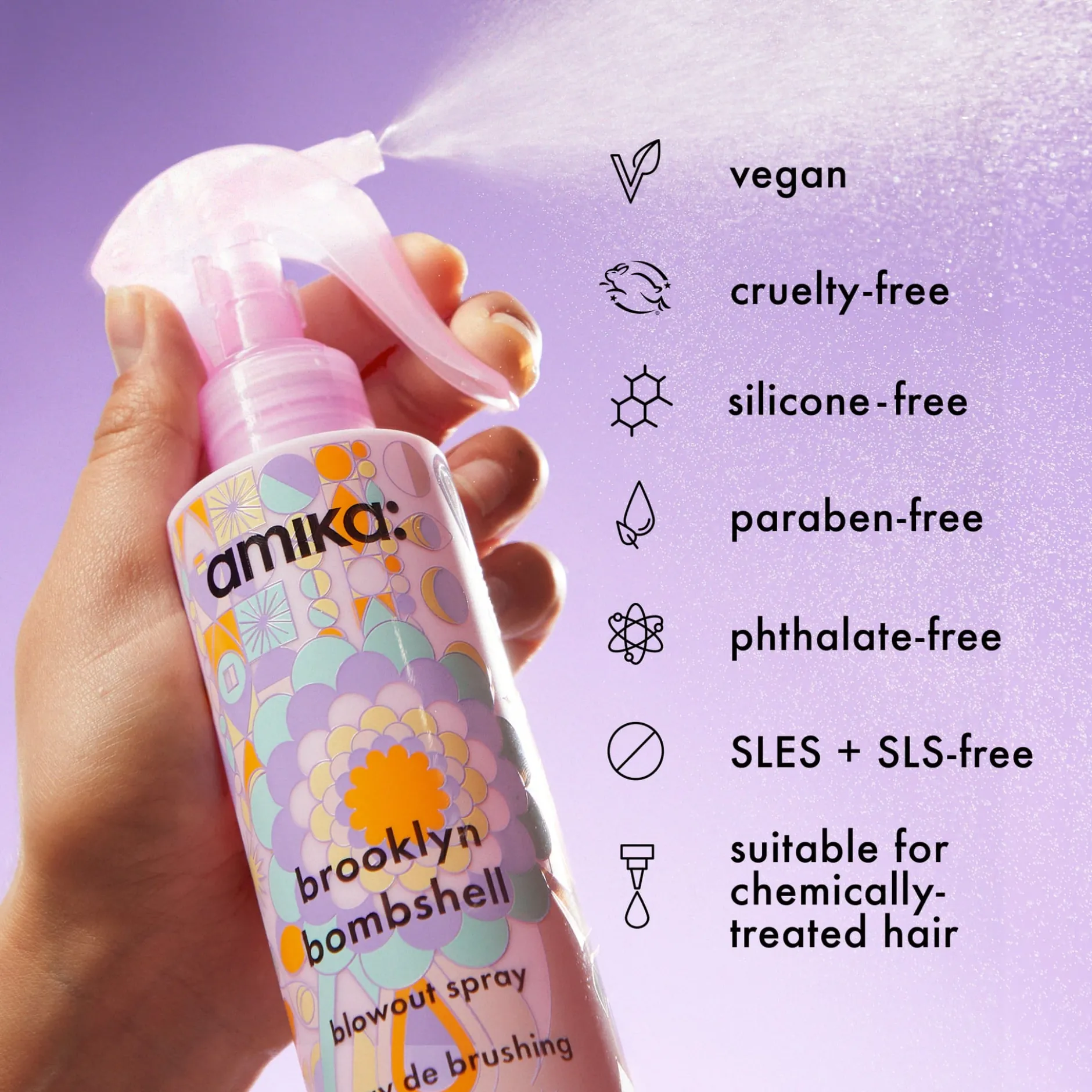 amika Brooklyn Bombshell Blowout Volume Spray 200 ml