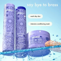 amika Bust Your Brass Cool Blonde Repair Shampoo 275 ml