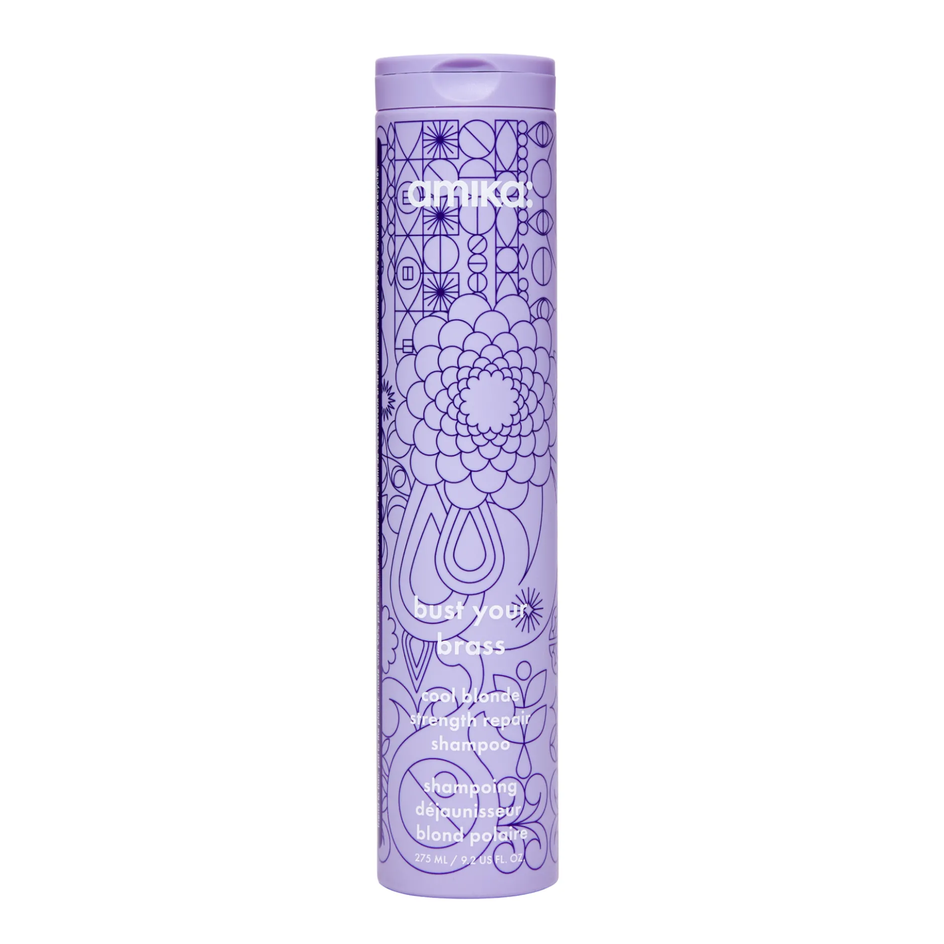 amika Bust Your Brass Cool Blonde Repair Shampoo 275 ml
