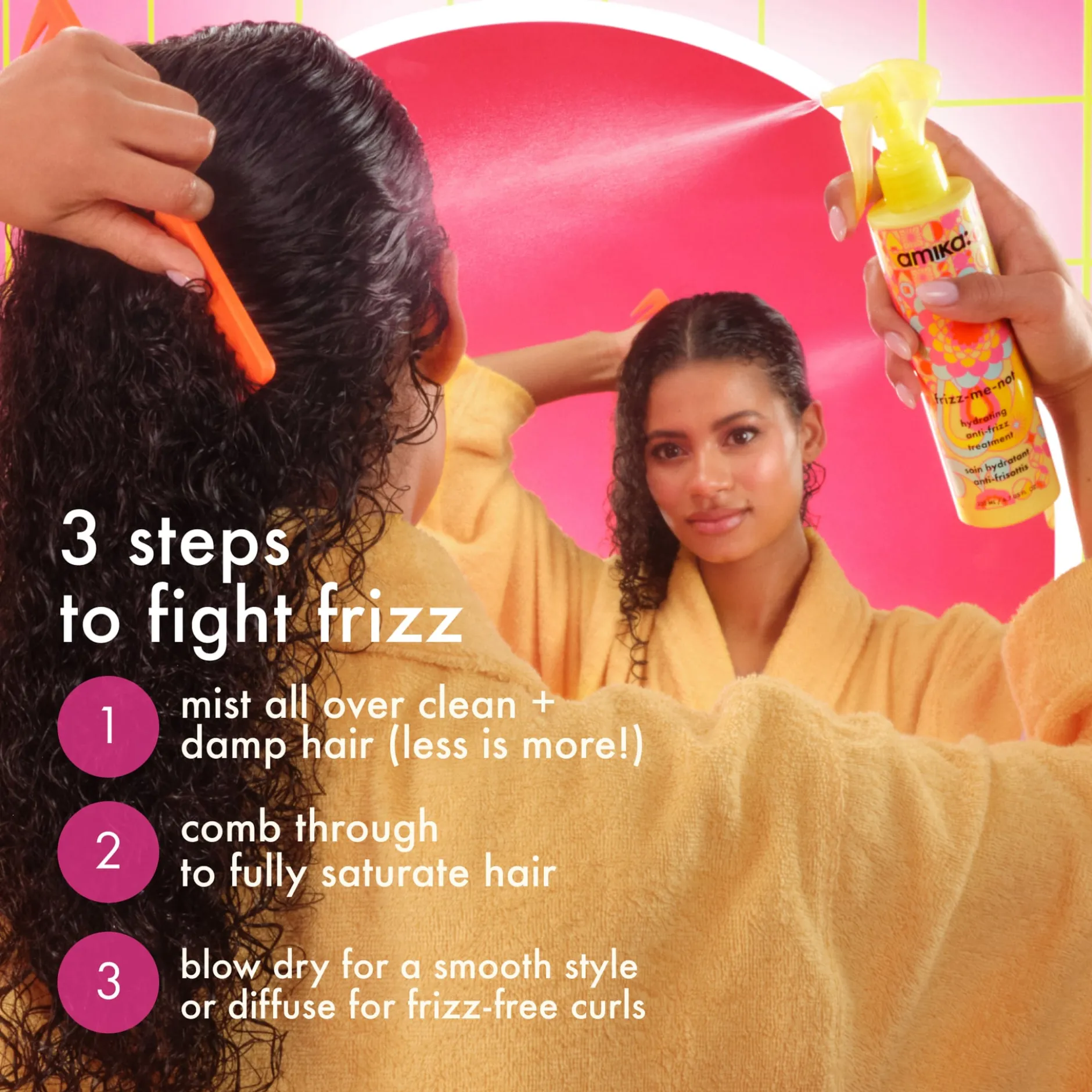 amika Frizz-Me-Not Hydrating Anti-Frizz Treatment 200 ml