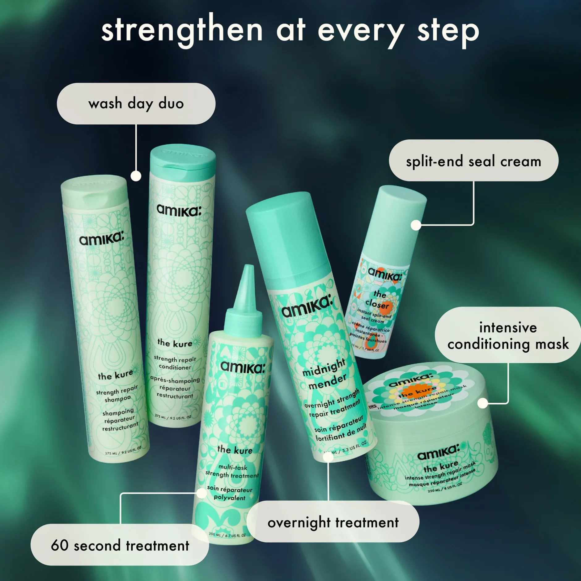 amika Midnight Mender Overnight Strength Repair Treatment 100 ml