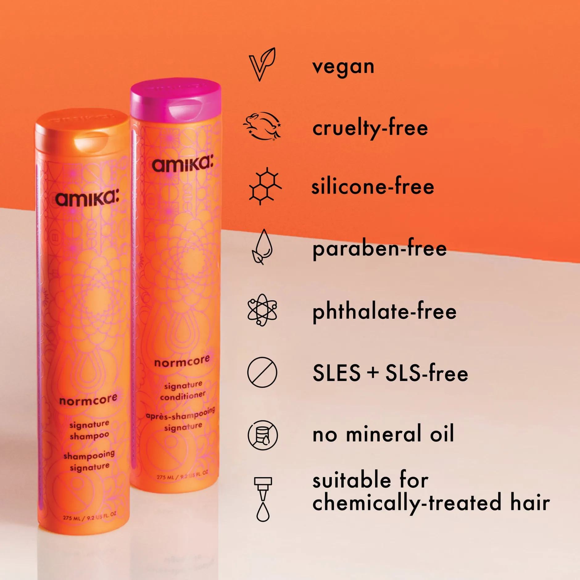 amika Normcore Signature Shampoo 275 ml