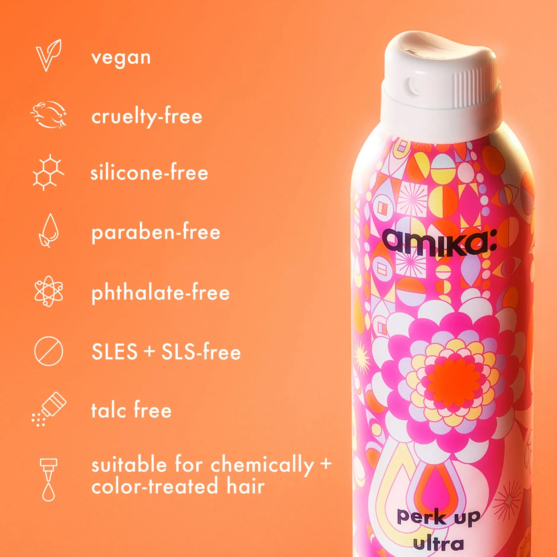 amika Perk Up Ultra Oil Control Dry Shampoo 245 ml