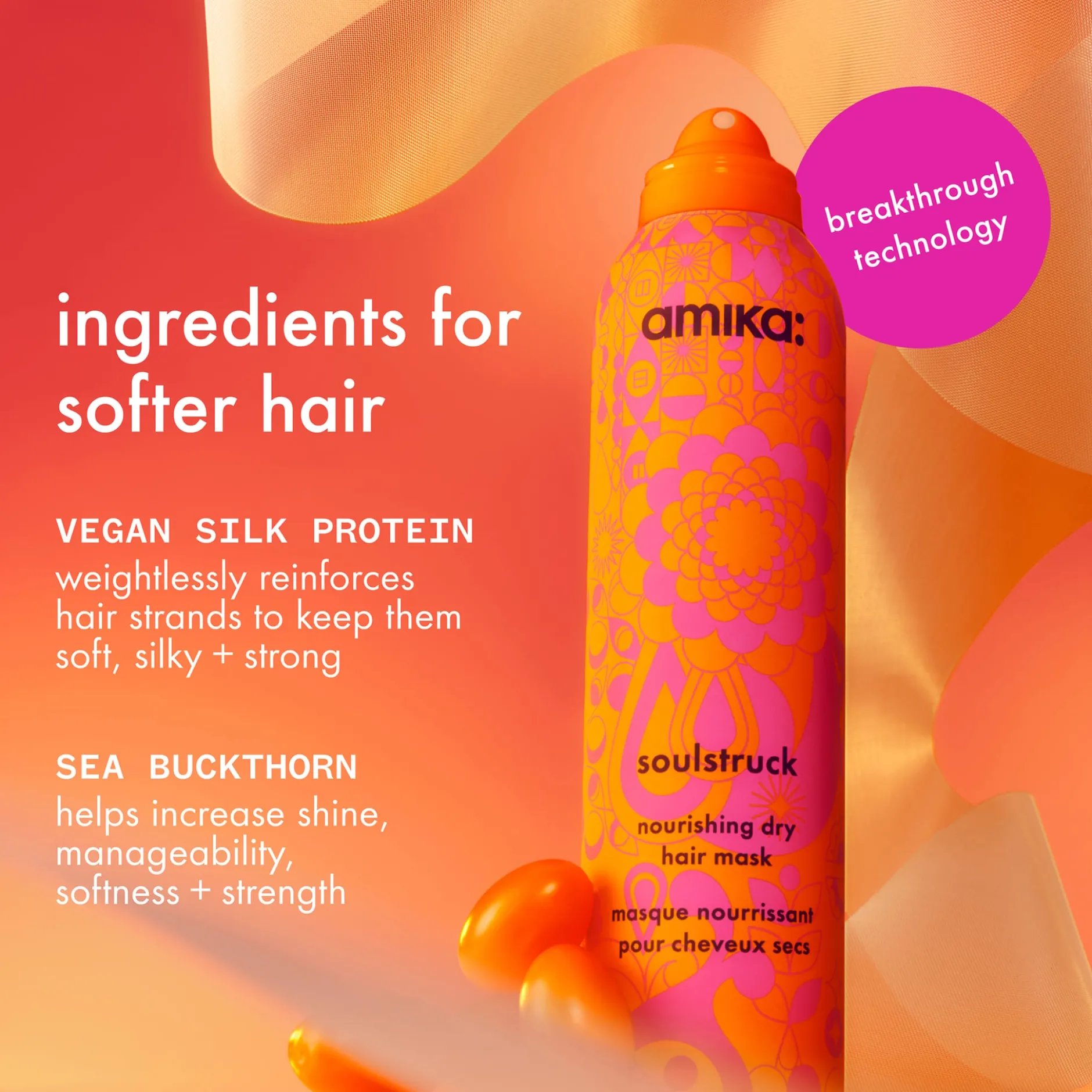 amika Soulstruck Nourishing Dry Hair Mask 95 ml
