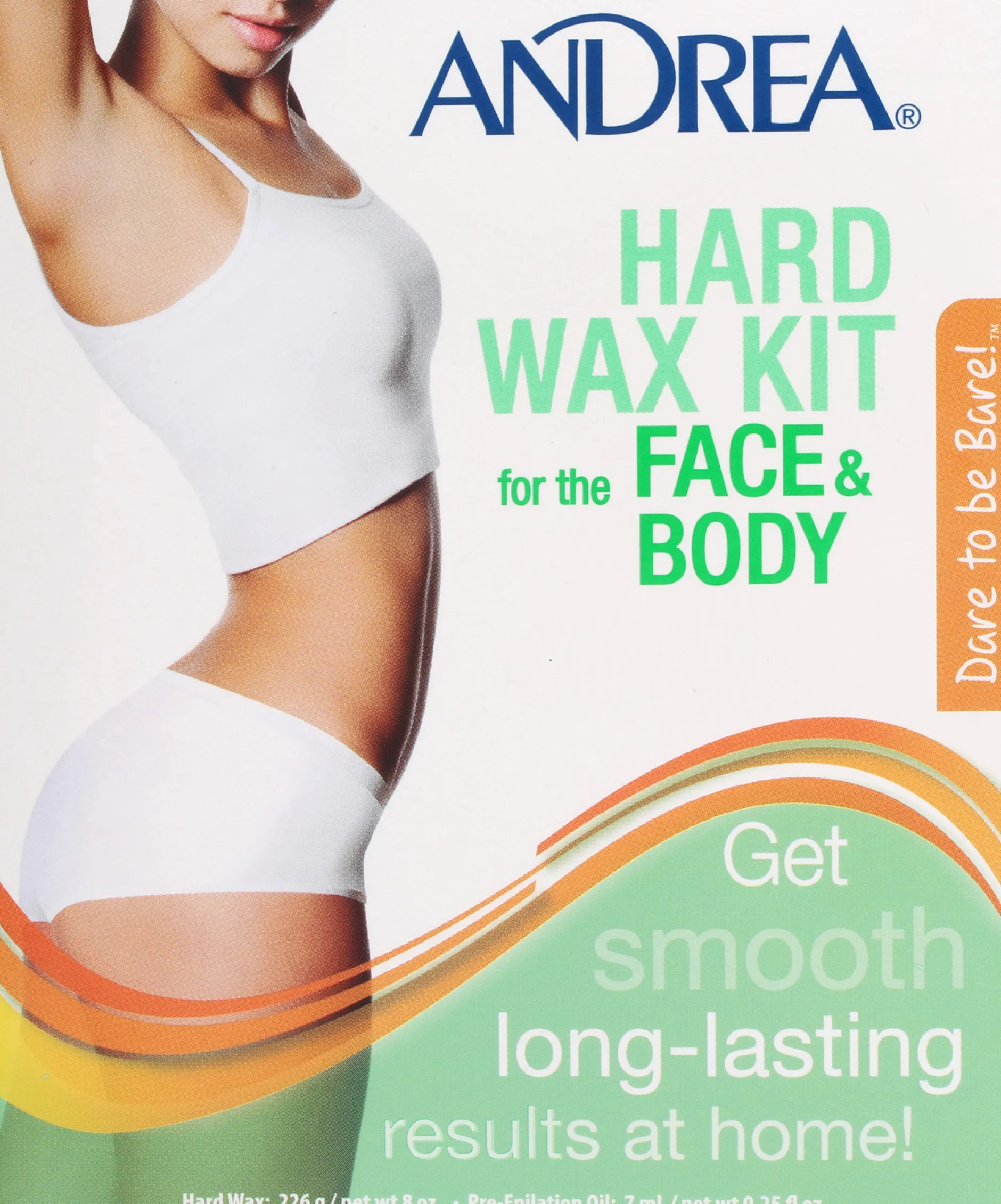 Andrea Hard Wax Kit Face & Body 226 g + 7 ml