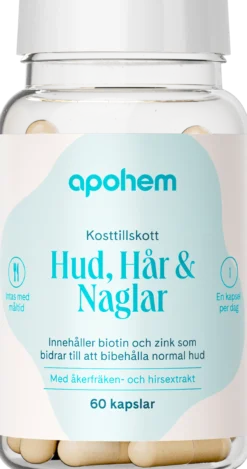 Apohem Hud, Hår & Naglar 60 kapslar